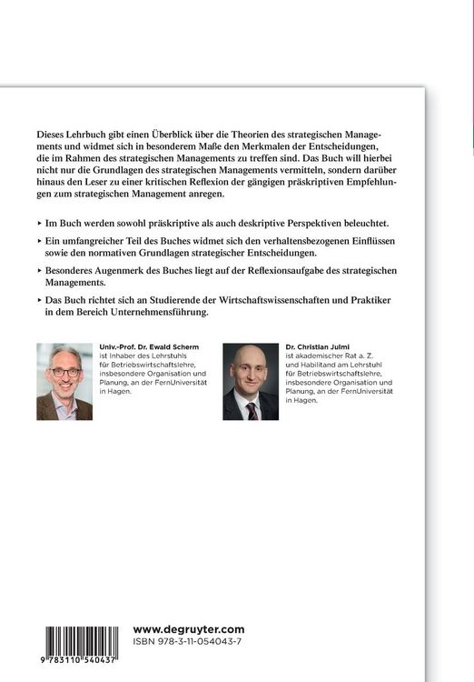 Produktbild: Strategisches Management