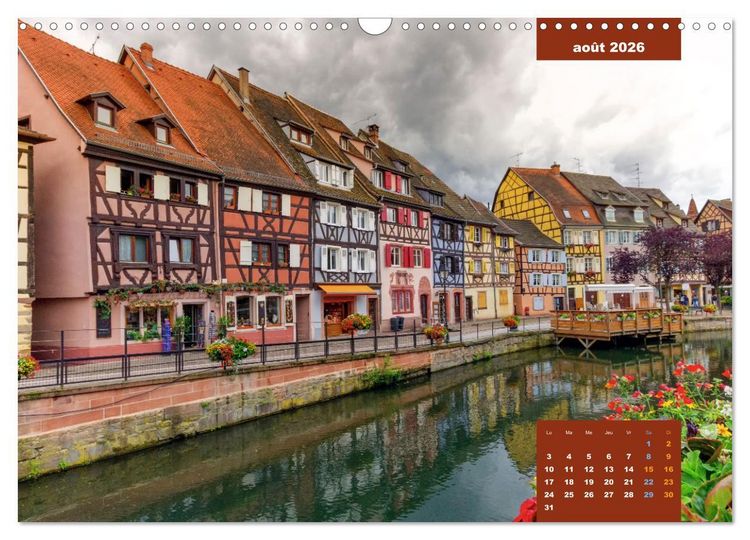 Produktbild: Colmar en Couleurs (Calendrier mural 2026 DIN A3 vertical), CALVENDO calendrier mensuel