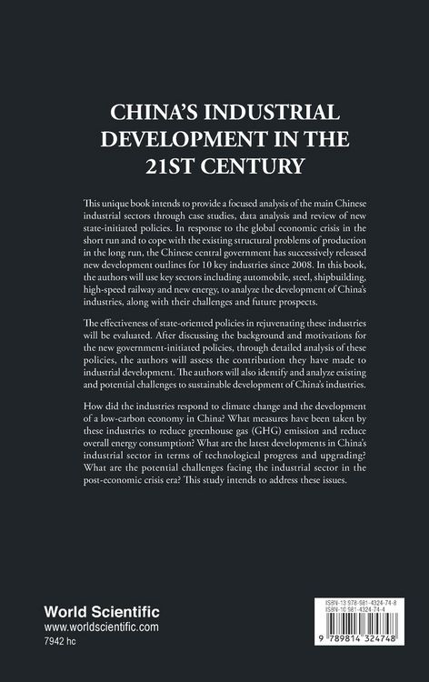 Produktbild: China's Industrial Development in 21st..