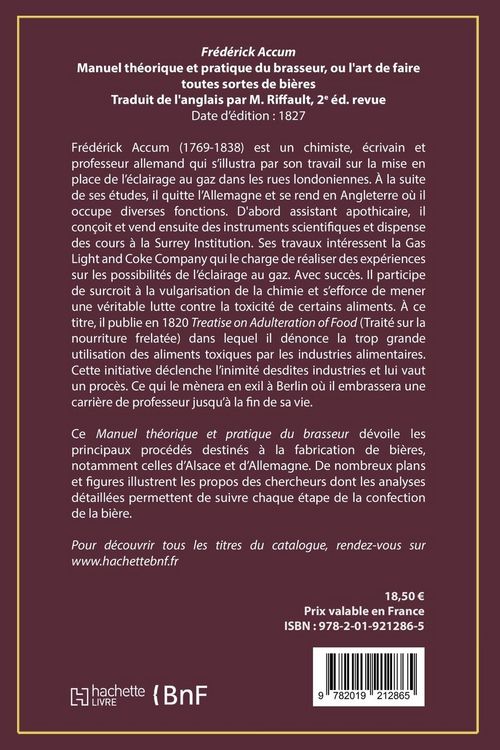 Produktbild: Manuel th&eacute;orique et pratique du brasseur, ou L'art de faire toutes sortes de bi&egrave;re
