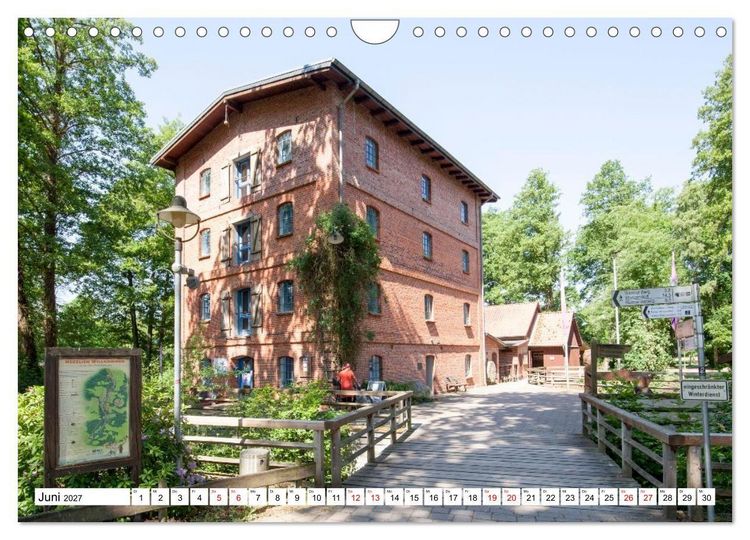 Produktbild: Radland Deutschland - L&uuml;neburger Heide (Wandkalender 2027 DIN A4 quer), CALVENDO Monatskalender