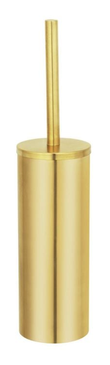 Produktbild: WC-Garnitur geschlossene Form Mod. Orea Gold matt, aus rostfreiem Edelstahl