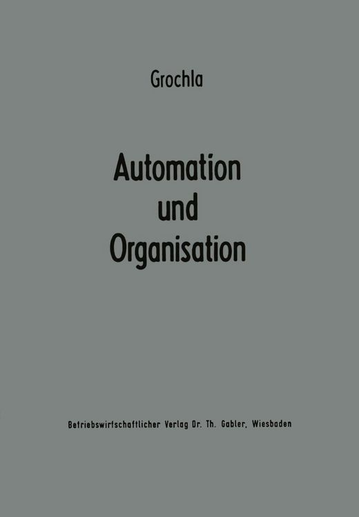 Produktbild: Automation und Organisation
