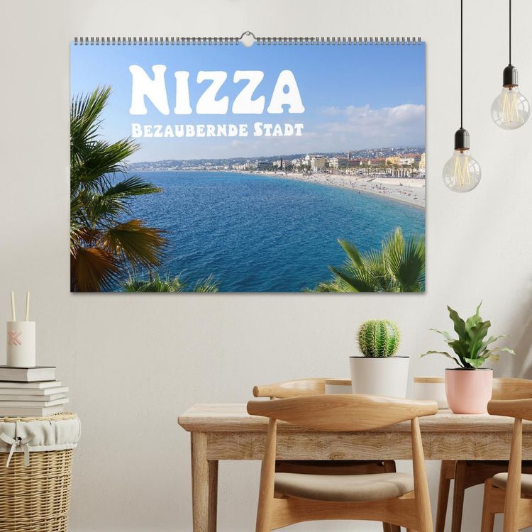 Produktbild: Nizza Bezaubernde Stadt (Wandkalender 2026 DIN A2 quer), CALVENDO Monatskalender