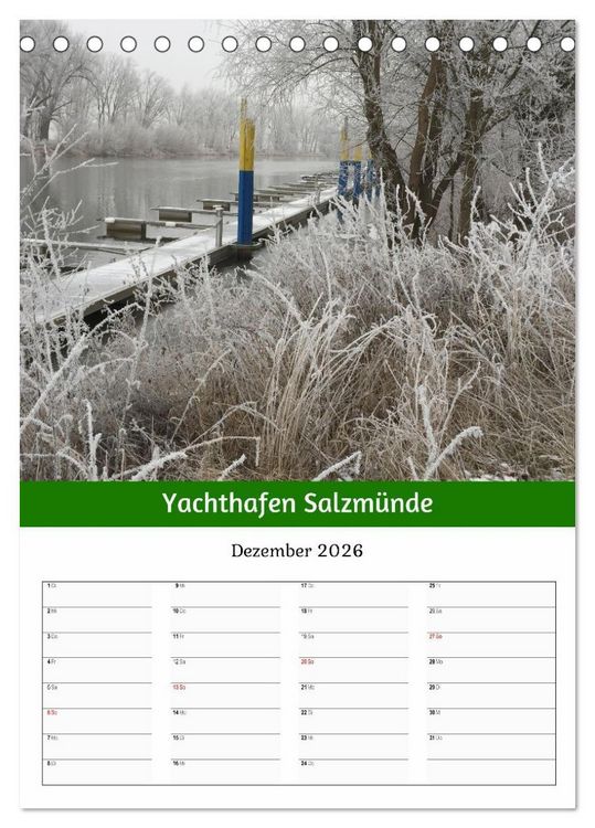 Produktbild: Natursch&ouml;nheiten aus Halle (Saale) (Tischkalender 2026 DIN A5 hoch), CALVENDO Monatskalender