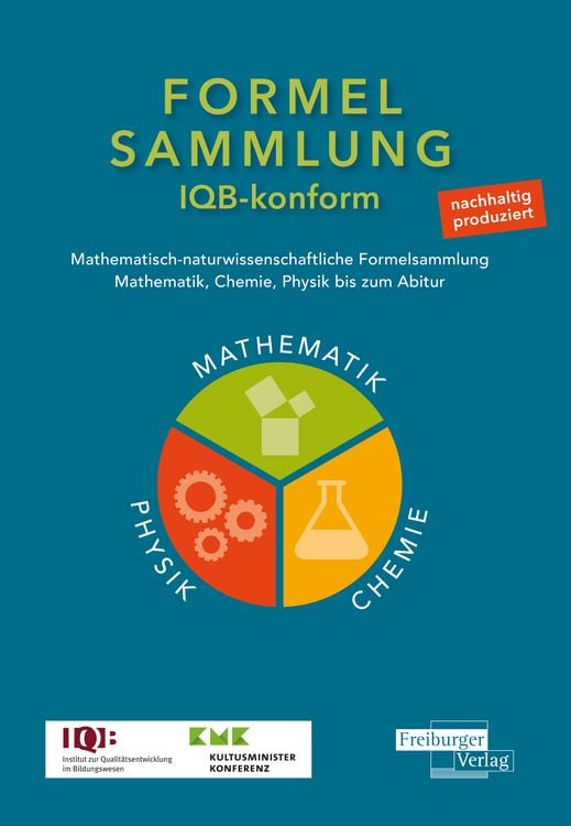 Produktbild: Mathematisch-naturwissenschaftliche Formelsammlung - IQB konform