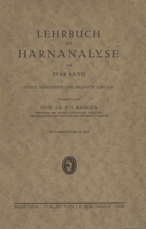 Produktbild: Lehrbuch der Harnanalyse