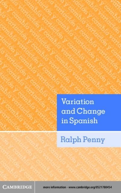 Produktbild: Variation and Change in Spanish