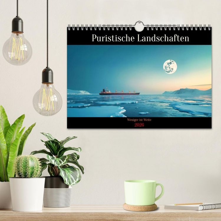 Produktbild: Puristische Landschaften (Wandkalender 2026 DIN A4 quer), CALVENDO Monatskalender