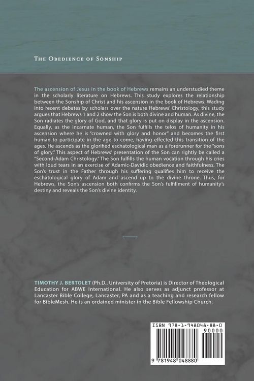 Produktbild: The Obedience of Sonship