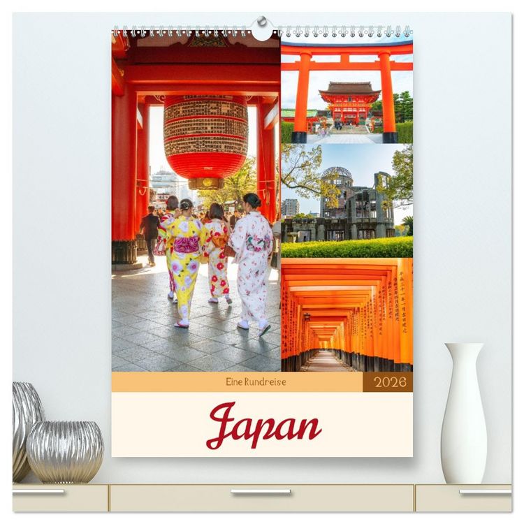 Produktbild: Eine Rundreise - Japan (hochwertiger Premium Wandkalender 2026 DIN A2 hoch), Kunstdruck in Hochglanz