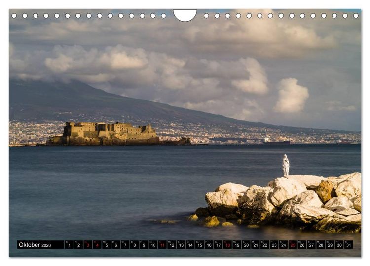 Produktbild: Neapel - Napoli (Wandkalender 2026 DIN A4 quer), CALVENDO Monatskalender