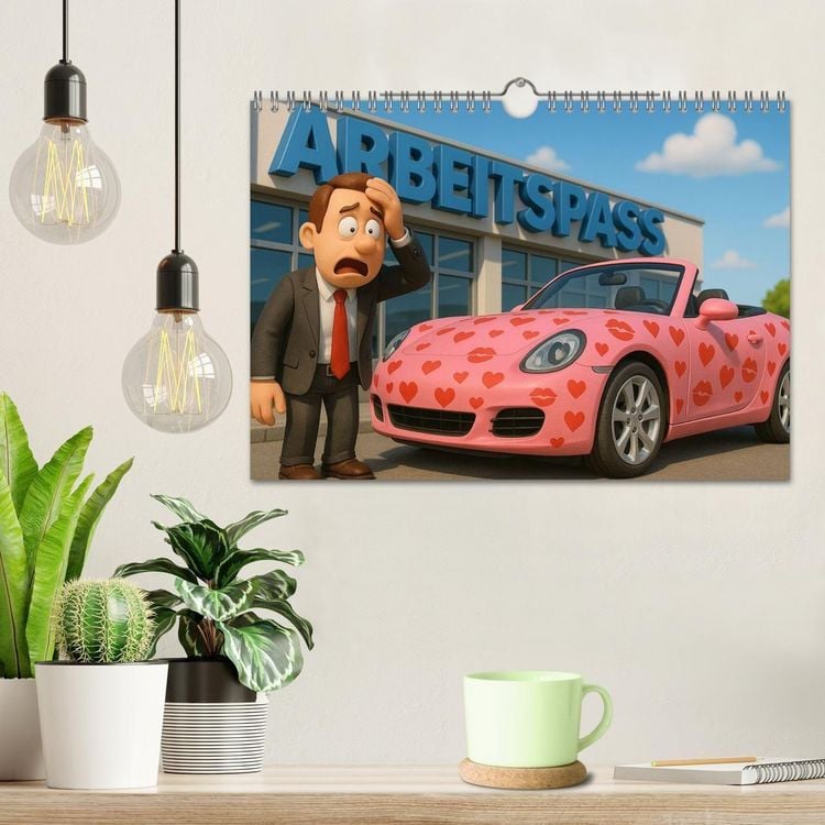 Produktbild: ARBEITSPASS (Wandkalender 2026 DIN A4 quer), CALVENDO Monatskalender