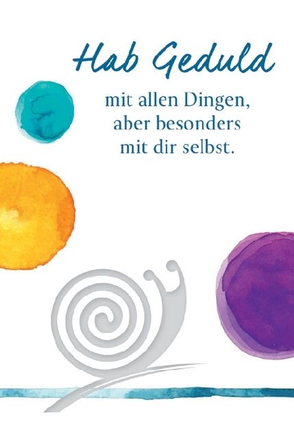 Produktbild: Magnet Hab Geduld mit allen Dingen