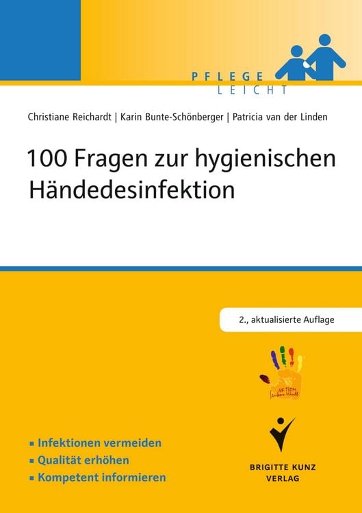 Produktbild: 100 Fragen zur hygienischen H&auml;ndedesinfektion