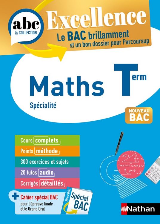Produktbild: Abc du Bac Excellence ; Mathematiques ; Terminale (Edition 2023)