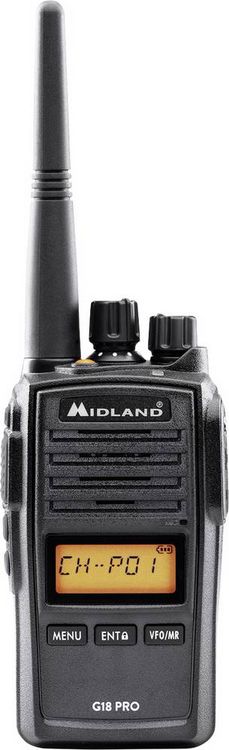 Produktbild: Midland Midland G18 Pro NC, PMR446 Funkger&auml;t C1145.04 PMR-Funkger&auml;t