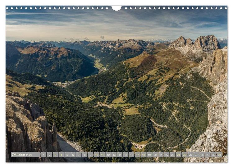 Produktbild: Herbst in den Dolomiten (Wandkalender 2026 DIN A3 quer), CALVENDO Monatskalender
