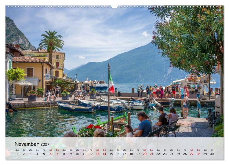 Produktbild: Limone sul Garda - Traumhaftes St&auml;dtchen am Gardasee (hochwertiger Premium Wandkalender 2027 DIN A2 quer), Kunstdruck in Hochglanz