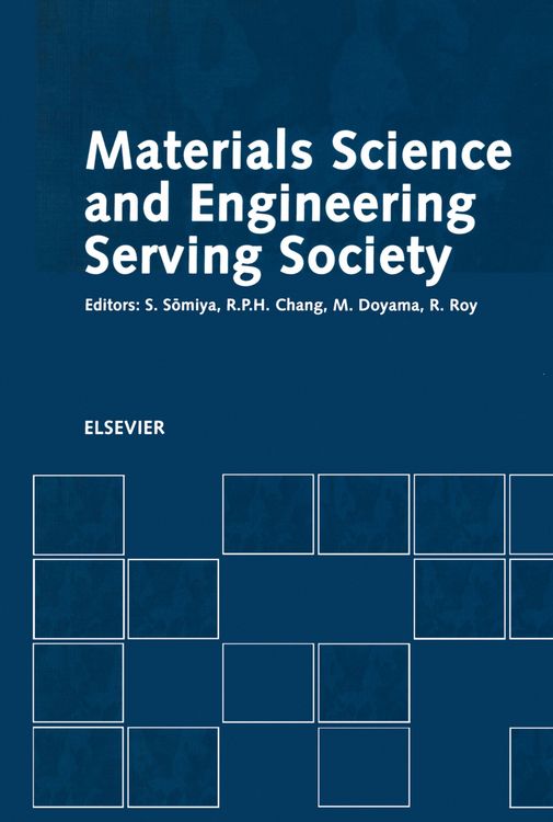 Produktbild: Materials Science and Engineering Serving Society