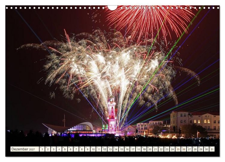 Produktbild: Seebad Warnem&uuml;nde (Wandkalender 2027 DIN A3 quer), CALVENDO Monatskalender