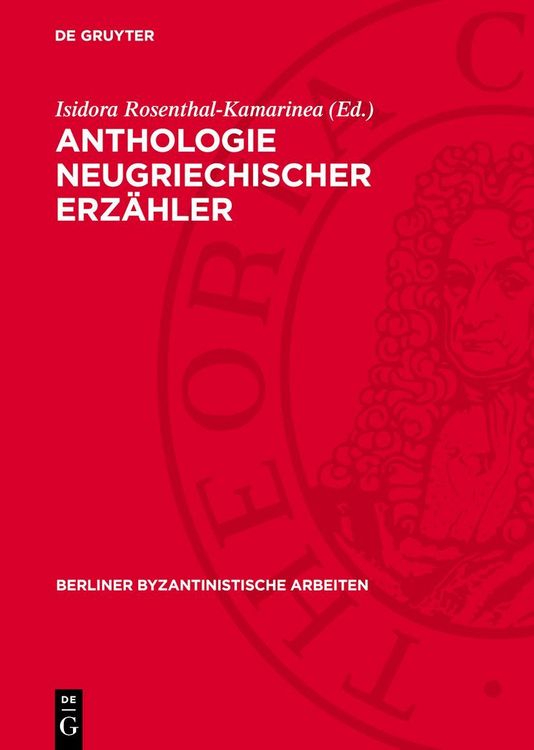 Produktbild: Anthologie neugriechischer Erz&auml;hler