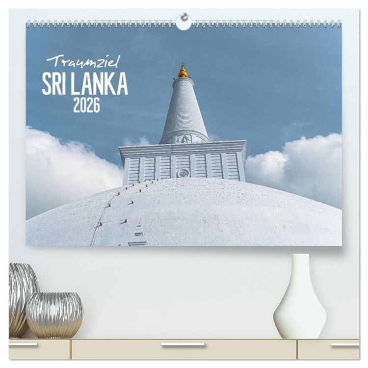 Produktbild: Traumziel Sri Lanka (hochwertiger Premium Wandkalender 2026 DIN A2 quer), Kunstdruck in Hochglanz
