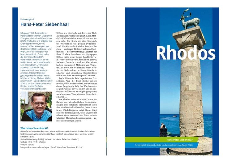 Produktbild: Reisef&uuml;hrer Rhodos