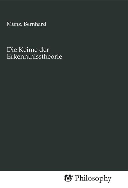 Produktbild: Die Keime der Erkenntnisstheorie