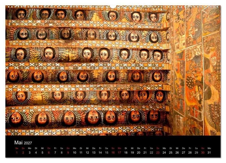 Produktbild: &Auml;thiopien - kulturelle H&ouml;hepunkte im orthdoxen Norden (hochwertiger Premium Wandkalender 2027 DIN A2 quer), Kunstdruck in Hochglanz