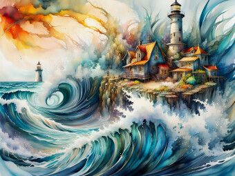 Produktbild: CALVENDO Puzzle Ein Motiv aus dem Kalender Einsame W&auml;chter Leuchtt&uuml;rme | 1000 Teile Lege-Gr&ouml;&szlig;e 64x48cm Foto-Puzzle f&uuml;r gl&uuml;ckliche Stunden