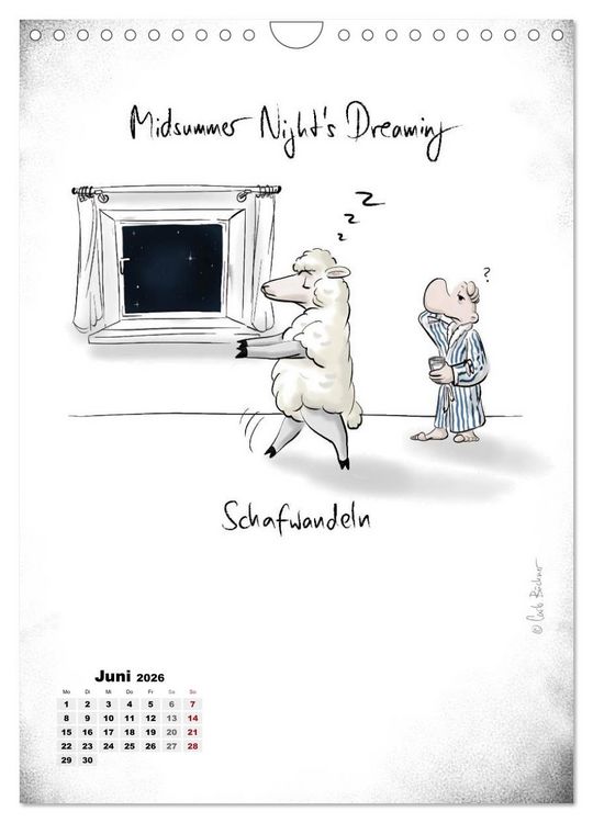 Produktbild: NEUES JAHR, NEUER SPASS... (Wandkalender 2026 DIN A4 hoch), CALVENDO Monatskalender