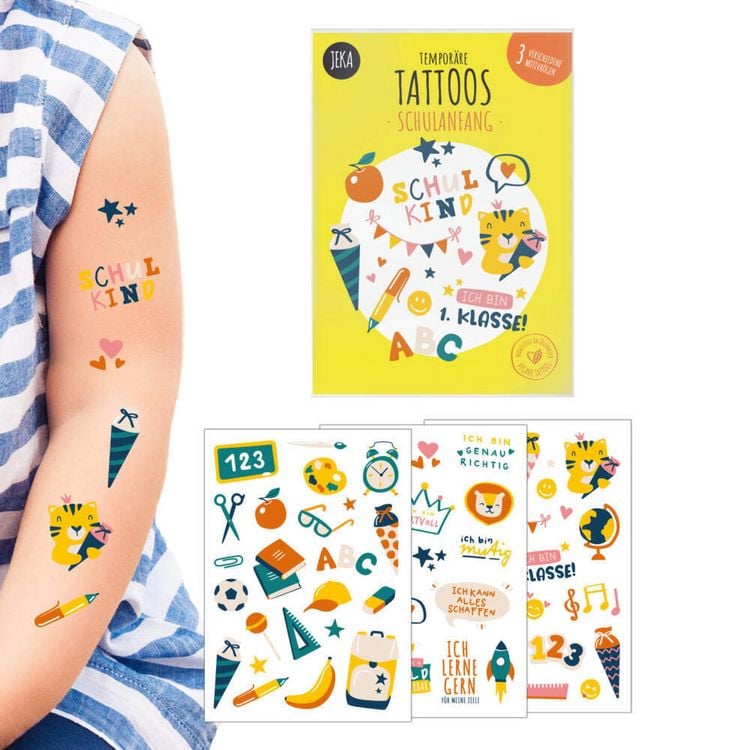 Produktbild: Tempor&auml;re Tattoos Schulanfang