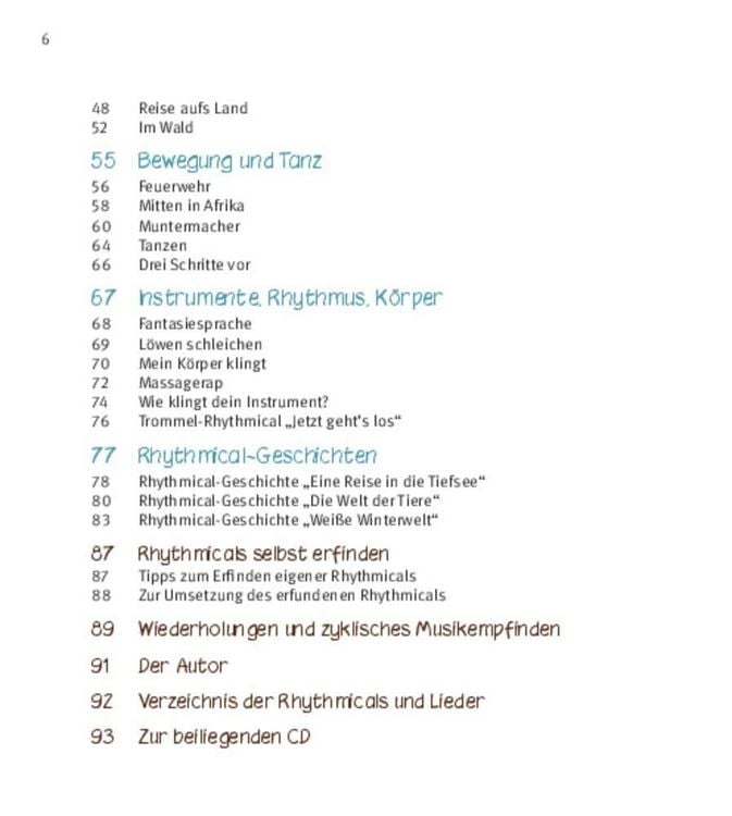 Produktbild: Das Rhythmical-Buch, m. Audio-CD