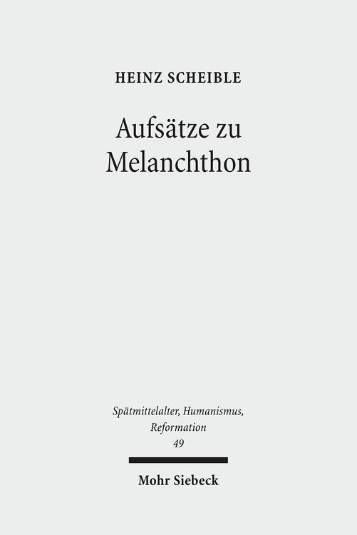 Produktbild: Aufs&auml;tze zu Melanchthon
