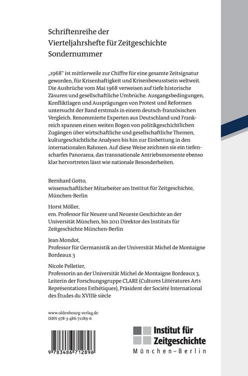 Produktbild: Krisen und Krisenbewusstsein in Deutschland und Frankreich in den 1960er Jahren