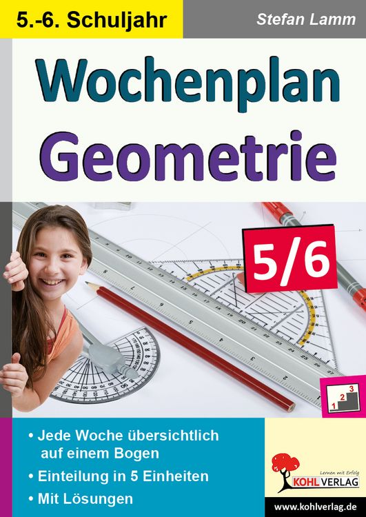 Produktbild: Wochenplan Geometrie / Klasse 5-6