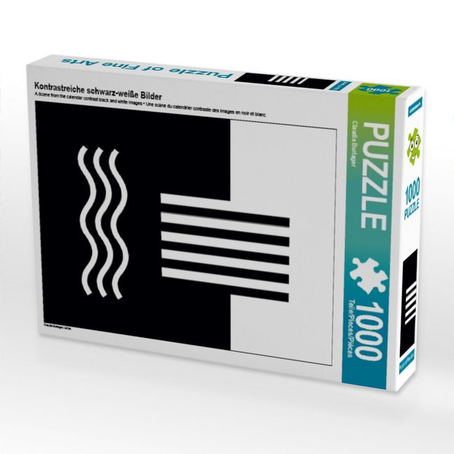 Produktbild: CALVENDO Puzzle Kontrastreiche schwarz-wei&szlig;e Bilder | 1000 Teile Lege-Gr&ouml;&szlig;e 64x48cm Foto-Puzzle f&uuml;r gl&uuml;ckliche Stunden