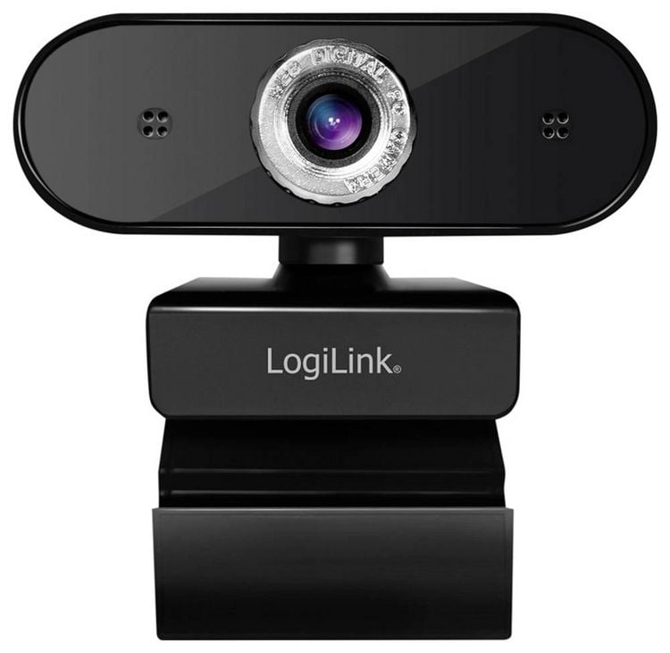 Produktbild: LogiLink UA0368 HD-Webcam Klemm-Halterung, Mikrofon