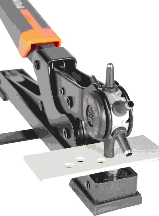 Produktbild: PEBARO 266 - Revolverlochzange Standmodell, 250 mm, Lochdurchmesser 2-2,5-3-3,5-4-4,5 mm