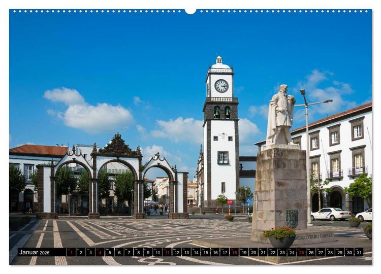 Produktbild: Perlen im Atlantik - Azoren (hochwertiger Premium Wandkalender 2026 DIN A2 quer), Kunstdruck in Hochglanz