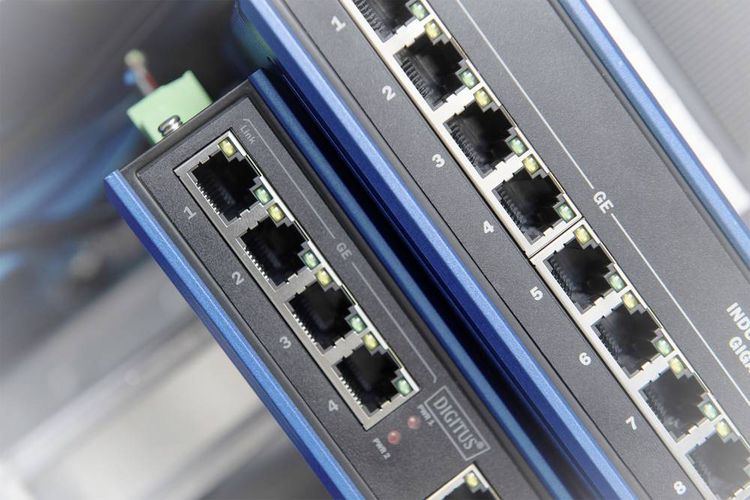 Produktbild: Digitus DN-651118 DN-651118 Industrial Ethernet Switch 5 Port 10 / 100 / 1000MBit/s