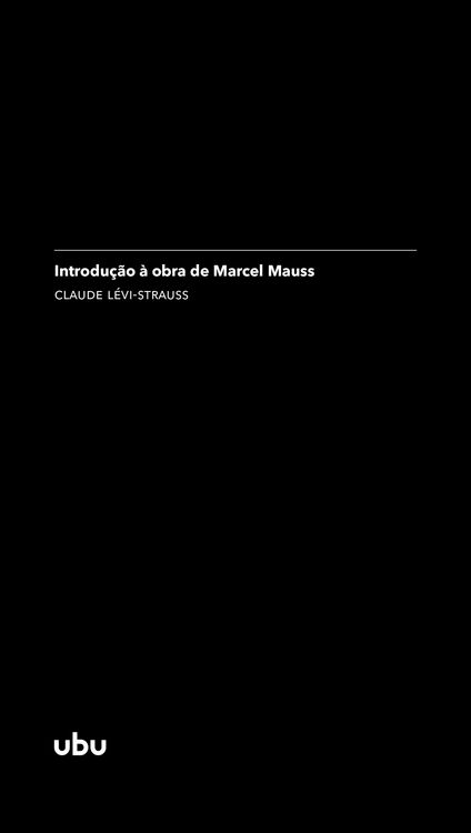 Produktbild: Introdu&ccedil;&atilde;o &agrave; obra de Marcel Mauss