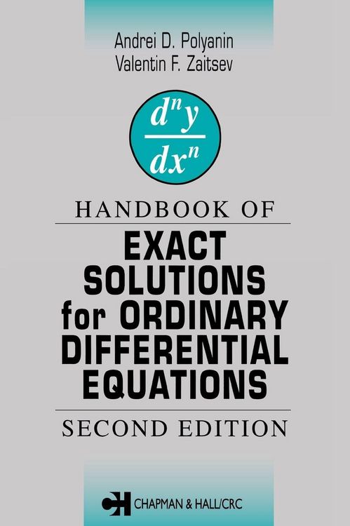 Produktbild: Handbook of Exact Solutions for Ordinary Differential Equations