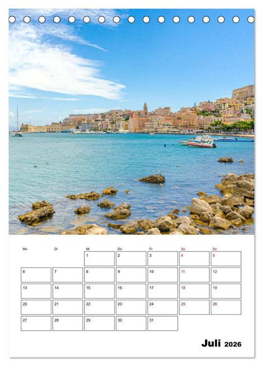 Produktbild: Gaeta Italien (Tischkalender 2026 DIN A5 hoch), CALVENDO Monatskalender