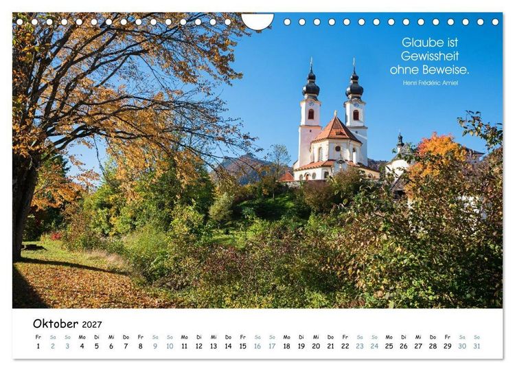 Produktbild: Christliche Bildpoesie 2027 (Wandkalender 2027 DIN A4 quer), CALVENDO Monatskalender