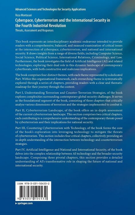 Produktbild: Cyberspace, Cyberterrorism and the International Security in the Fourth Industrial Revolution