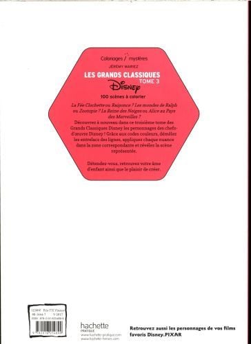 Produktbild: Coloriages mysteres Disney - Les Grands classiques Tome 3