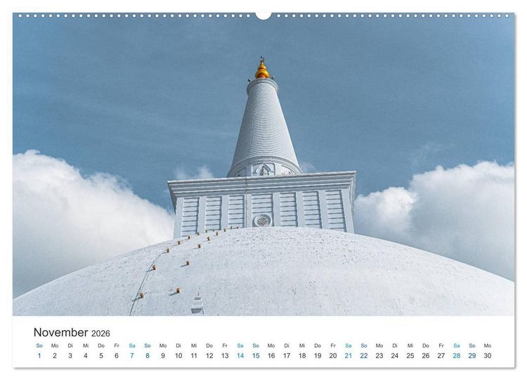 Produktbild: Traumziel Sri Lanka (hochwertiger Premium Wandkalender 2026 DIN A2 quer), Kunstdruck in Hochglanz