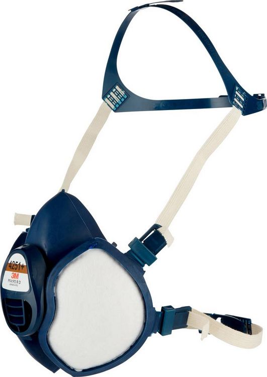 Produktbild: 3M 4251+ Atemschutz Halbmaske FFA1P2 R D EN 405 DIN 405
